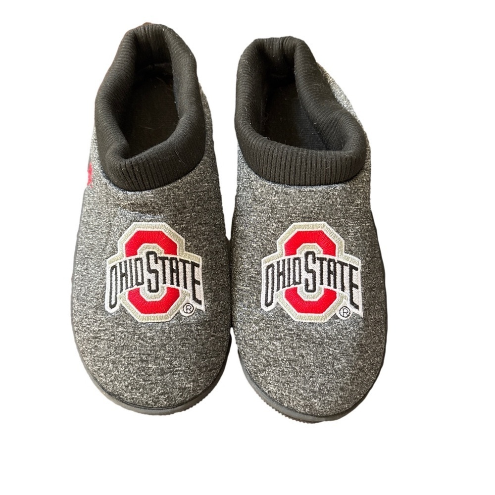 FOCO Men's Ohio State Buckeyes Collegiate Slippers. Size M (9-10)